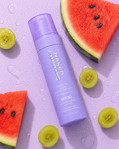 SPF 50+ Hydrating Glow Mist Setting Spray with Pentavitin®️